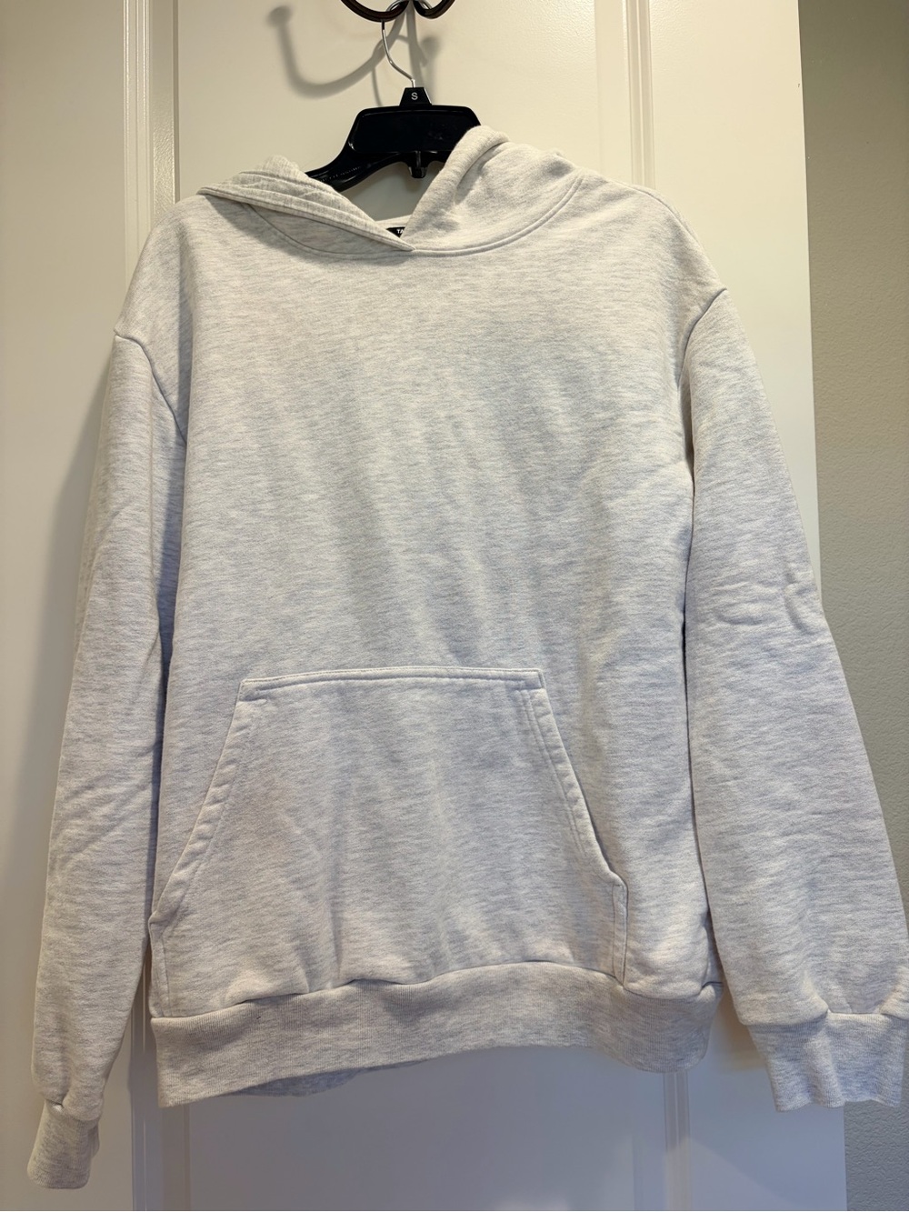 TALENTLESS Women’s Cotton Heavyweight Heather Gray Hoodie size L